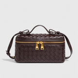 Milla | Mini borsa intrecciata con dettagli dorati