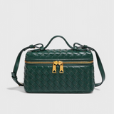 Milla | Mini borsa intrecciata con dettagli dorati