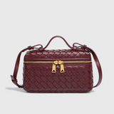 Milla | Mini borsa intrecciata con dettagli dorati