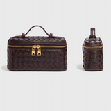 Milla | Mini borsa intrecciata con dettagli dorati