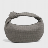 Lila | Borsa media intrecciata con dettaglio a nodo