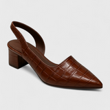 Ava | Slingback eleganti con tacco e punta affusolata