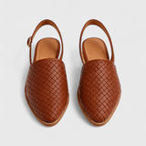 Isadora | Mules intrecciati con cinturino posteriore
