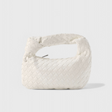 Sage | Mini borsa a cartella intrecciata