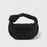Sage | Mini borsa a cartella intrecciata