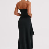 Alina | Elegante abito maxi senza spalline